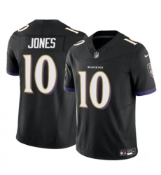 Youth Baltimore Ravens 10 Emory Jones Black 2023 F U S E Vapor Limited Football Jersey