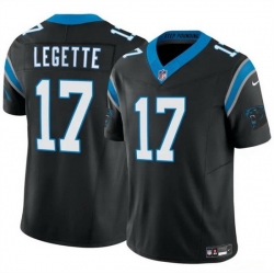Youth Carolina Panthers 17 Xavier Legette Black 2024 F U S E Vapor Untouchable Limited Stitched Jersey