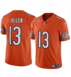 Youth Chicago Bears 13 Keenan Allen Orange Vapor Stitched Football Jersey