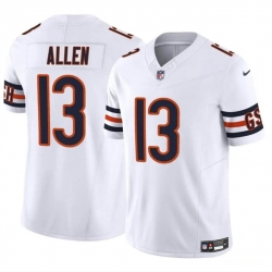 Youth Chicago Bears 13 Keenan Allen White 2023 F U S E Vapor Stitched Football Jersey