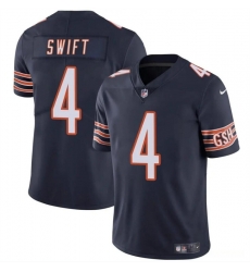 Youth Chicago Bears 4 D'Andre Swift Navy Vapor Stitched Football Jersey