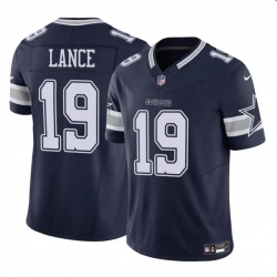 Youth Dallas Cowboys 19 Trey Lance Navy 2023 F U S E Vapor Untouchable Limited Stitched Football Jersey