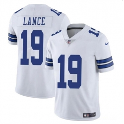 Youth Dallas Cowboys 19 Trey Lance White Vapor Untouchable Limited Stitched Football Jersey
