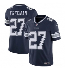 Youth Dallas Cowboys 27 Royce Freeman Navy Vapor Untouchable Limited Stitched Football Jersey