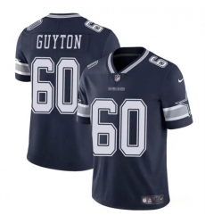 Youth Dallas Cowboys 60 Tyler Guyton Navy 2024 Draft Vapor Untouchable Limited Stitched Football Jersey
