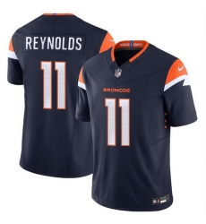 Men Denver Broncos 11 Josh Reynolds Navy 2024 F U S E  Alternate Vapor Limited Stitched Football Jersey