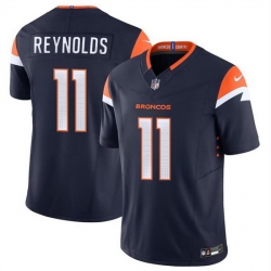 Men Denver Broncos 11 Josh Reynolds Navy 2024 F U S E  Alternate Vapor Limited Stitched Football Jersey