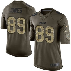 Nike Packers #89 James Jones Green Youth Stitched NFL Limited Salute to Service Jersey