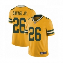 Youth Green Bay Packers 26 Darnell Savage Jr Limited Gold Rush Vapor Untouchable Football Jersey