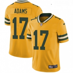 Youth Nike Green Bay Packers 17 Davante Adams Limited Gold Rush Vapor Untouchable NFL Jersey