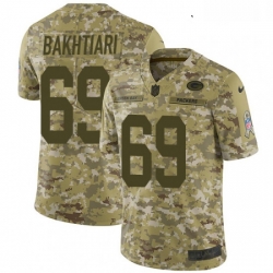 Youth Nike Green Bay Packers 69 David Bakhtiari Limited Camo 2018 Salute to Service NFL Jersey