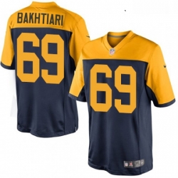Youth Nike Green Bay Packers 69 David Bakhtiari Limited Navy Blue Alternate NFL Jersey