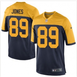 Youth Nike Packers #89 James Jones Navy Blue Alternate Stitched NFL Elite Jersey