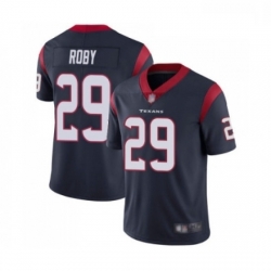 Men Houston Texans 29 Bradley Roby Navy Blue Team Color Vapor Untouchable Limited Player Football Jersey