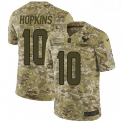 Men Nike Houston Texans 10 DeAndre Hopkins Limited Camo 2018 Salute to Service NFL Jersey