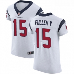 Men Nike Houston Texans 15 Will Fuller V White Vapor Untouchable Elite Player NFL Jersey