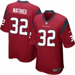 Men Nike Houston Texans 32 Tyrann Mathieu Game Red Alternate NFL Jersey
