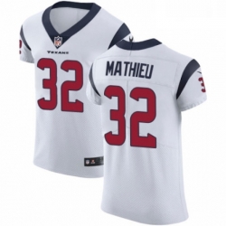 Men Nike Houston Texans 32 Tyrann Mathieu White Vapor Untouchable Elite Player NFL Jersey