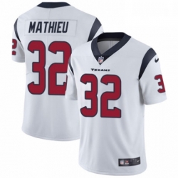Men Nike Houston Texans 32 Tyrann Mathieu White Vapor Untouchable Limited Player NFL Jersey