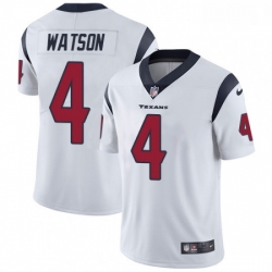Men Nike Houston Texans 4 Deshaun Watson Limited White Vapor Untouchable NFL Jersey