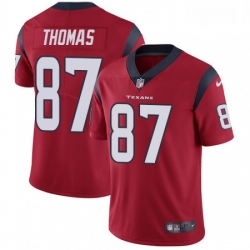 Men Nike Houston Texans 87 Demaryius Thomas Red Alternate Vapor Untouchable Limited Player NFL Jersey