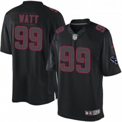 Men Nike Houston Texans 99 JJ Watt Limited Black Impact NFL Jersey
