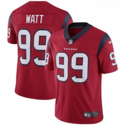 Men Nike Houston Texans 99 JJ Watt Limited Red Alternate Vapor Untouchable NFL Jersey