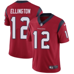 Men Nike Texans #12 Bruce Ellington Red Alternate Stitched NFL Vapor Untouchable Limited Jersey