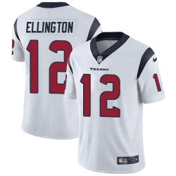 Men Nike Texans #12 Bruce Ellington White Stitched NFL Vapor Untouchable Limited Jersey