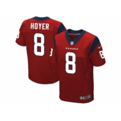 Nike Houston Texans 8 Brian Hoyer Red Elite NFL Jersey