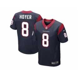 Nike Houston Texans 8 Brian Hoyer blue Elite NFL Jersey