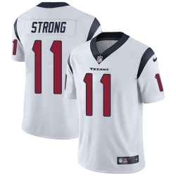 Nike Texans #11 Jaelen Strong White Mens Stitched NFL Vapor Untouchable Limited Jersey