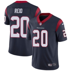 Nike Texans #20 Justin Reid Navy Blue Team Color Mens Stitched NFL Vapor Untouchable Limited Jersey