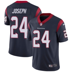 Nike Texans #24 Johnathan Joseph Navy Blue Team Color Mens Stitched NFL Vapor Untouchable Limited Jersey