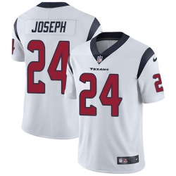 Nike Texans #24 Johnathan Joseph White Mens Stitched NFL Vapor Untouchable Limited Jersey