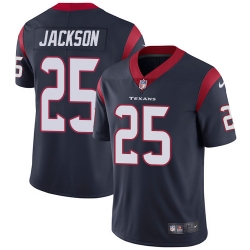 Nike Texans #25 Kareem Jackson Navy Blue Team Color Mens Stitched NFL Vapor Untouchable Limited Jersey