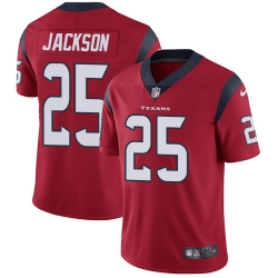 Nike Texans #25 Kareem Jackson Red Alternate Mens Stitched NFL Vapor Untouchable Limited Jersey