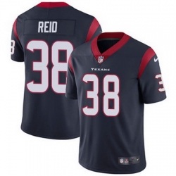 Nike Texans #38 Justin Reid Navy Blue Team Color Mens Stitched NFL Vapor Untouchable Limited Jersey