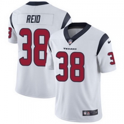 Nike Texans #38 Justin Reid White Mens Stitched NFL Vapor Untouchable Limited Jersey