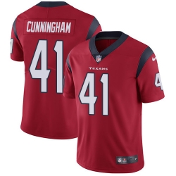 Nike Texans #41 Zach Cunningham Red Alternate Mens Stitched NFL Vapor Untouchable Limited Jersey