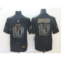 Texans 10 DeAndre Hopkins Black Gold Vapor Untouchable Limited Jersey