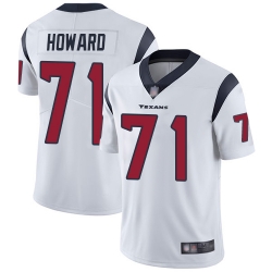 Texans 71 Tytus Howard White Men Stitched Football Vapor Untouchable Limited Jersey