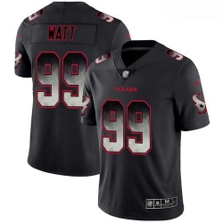 Texans 99 J J  Watt Black Men Stitched Football Vapor Untouchable Limited Smoke Fashion Jersey
