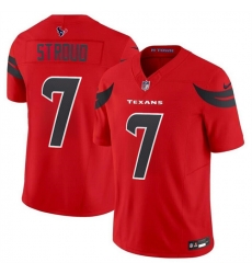 Youth Houston Texans 7 C J  Stroud Red 2024 Alternate F U S E Vapor Stitched Football Jersey