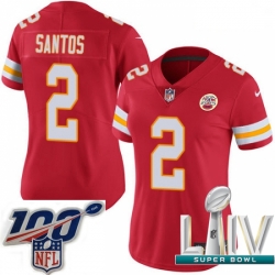 2020 Super Bowl LIV Women Nike Kansas City Chiefs #2 Cairo Santos Red Team Color Vapor Untouchable Limited Player NFL Jersey