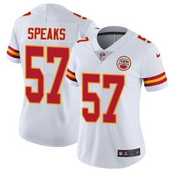 Nike Chiefs #57 Breeland Speaks White Womens Stitched NFL Vapor Untouchable Limited Jersey