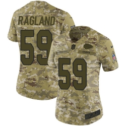 Nike Chiefs #59 Reggie Ragland Camo Women Stitched NFL Limited 2018 Salute to Service Jersey
