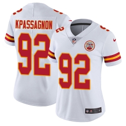 Nike Chiefs #92 Tanoh Kpassagnon White Womens Stitched NFL Vapor Untouchable Limited Jersey