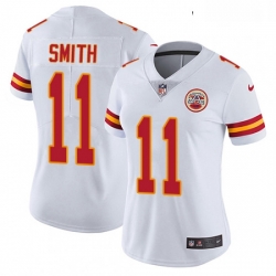 Womens Nike Kansas City Chiefs 11 Alex Smith White Vapor Untouchable Limited Player NFL Jersey