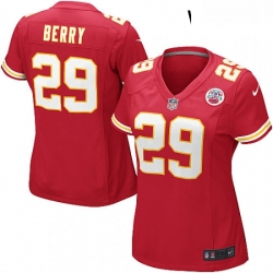 Womens Nike Kansas City Chiefs 29 Eric Berry Game Red Team Color NFL Jersey